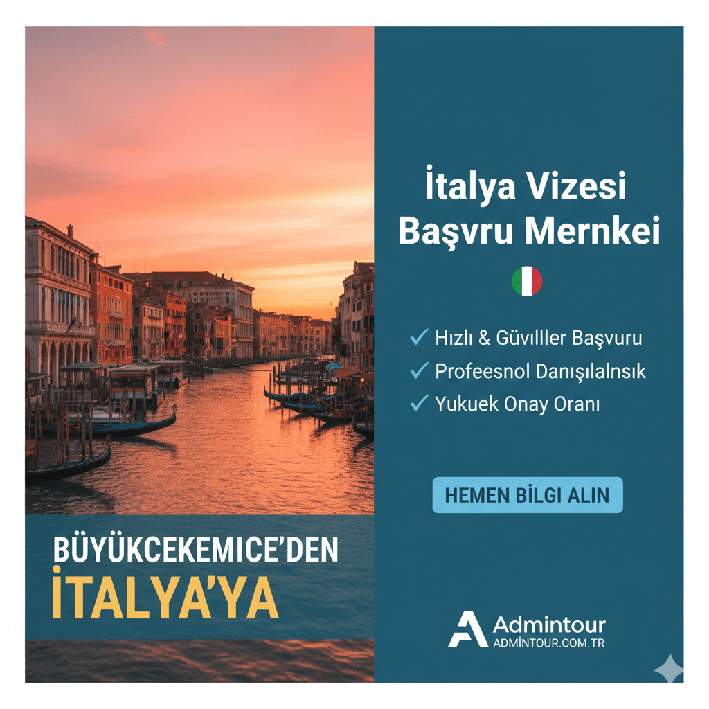 Büyükçekmece İtalya Vizesi Başvuru Merkezi | Admin Tour